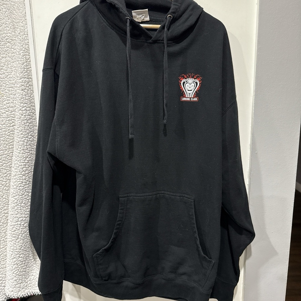 Tilly's Black Hoodie with Graphic Design